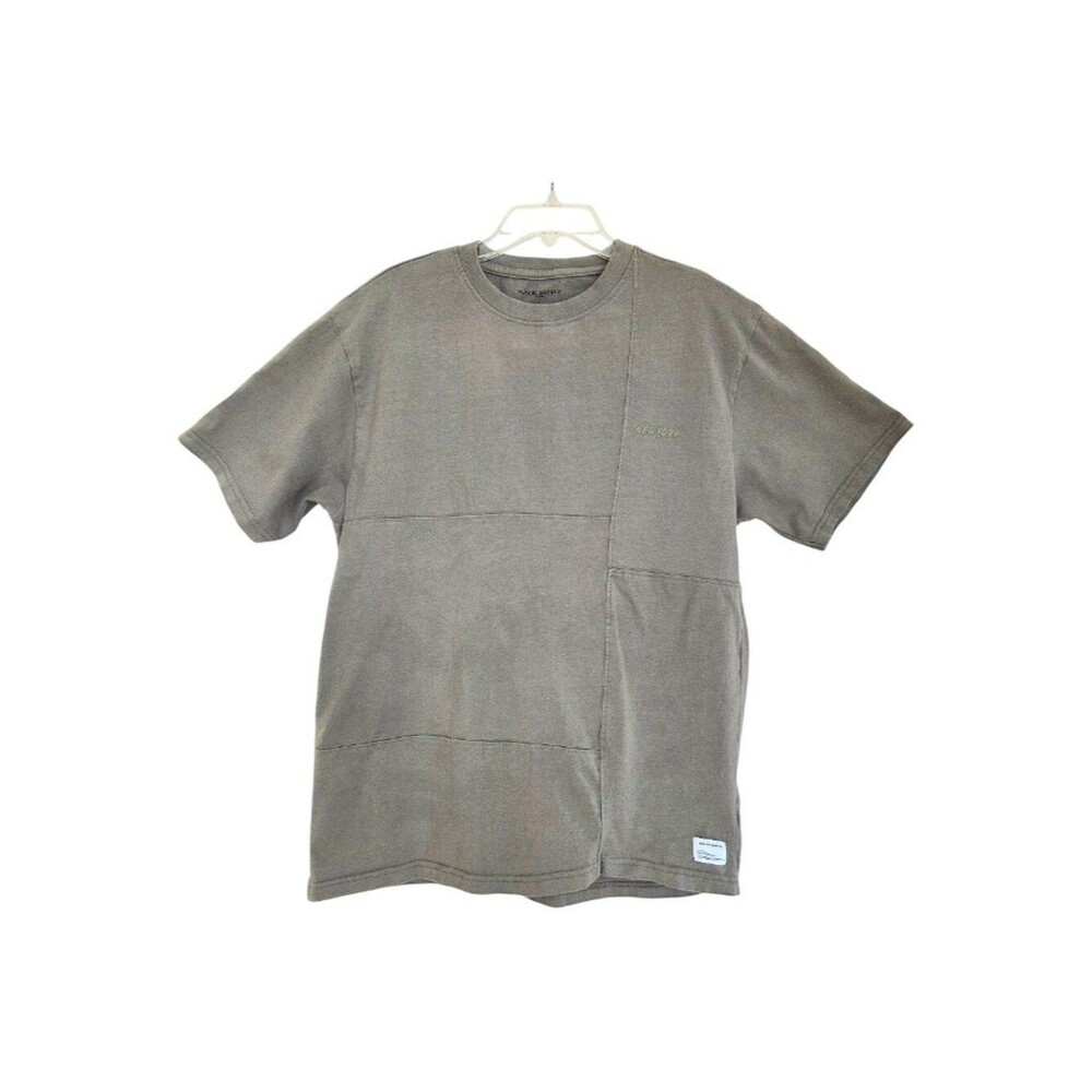 Public Supply NYC Tee Paneling Details 100% Cotton Moss size L Streetwear
